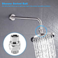 Miniatyrbilde 2 av 5: Kompatibel med messing krom kuleledd dusjarmhode vinkeljusterbar adapter