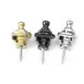 Miniatyrbilde 3 av 5: Gitarre Stropp Låser Knapper Sklisikre Straplock Plugger Pins Bass 2stk svart