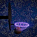Miniatyrbild 4 av 5: LED-belyst Basketbollramlampa för Utomhus, Batteridriven