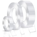 Miniatyrbilde 1 av 5: 3 stk Nano Dobbeltsidig Tape Heavy Duty, Transparent Gjenbrukbar Nano Limtape