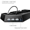 Miniatyrbild 5 av 5: Fläktkylare, Vertikalt Stativ För Ps4, Fläkt Med 3 Usb-Hub Laddare, Svart
