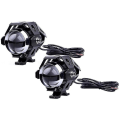 Miniatyrbilde 1 av 3: 2x Motorsykkel Vanntette U5 LED Hovedlys Tåkelys