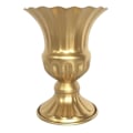 Miniatyrbilde 2 av 5: Elegant Retro Metall Jern Blomster Vase Retro Metall Blomster Vase (gull) (1 stk)
