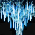 Miniatyrbilde 5 av 5: Meteorskur-regnlys for utendørs jul 80cm 8 rør 576 LED