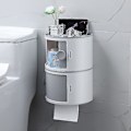 Miniatyrbild 1 av 4: Toalettpappershållare för hushållsförvaring, grå