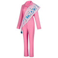 Miniatyrbild 4 av 5: V-ringad Jumpsuit med Sash 70-tal 80-tal Hippie Overalls Vuxen Kvinna Cowgirl Kostym M