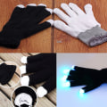 Miniatyrbillede 5 af 5: 7-Modes LED Handsker Rave Lys Blinkende Finger Glød