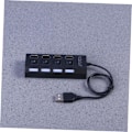 Miniatyrbild 6 av 8: 2st 4 USB Hub 4 Port Data Hub USB Splitter USB 2.0 Hub 4 Port Data Hub USB Hub USB 2.0