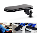 Miniatyrbillede 3 af 5: Computer Armlæn Pude, Ergonomisk Tastatur Håndledsstøtte Roterende Håndledsstøtte Bord (sort
