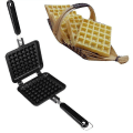 Miniatyrbillede 2 af 4: Husholdningsgas Vaffelform Muffin Maker Kage Maling Værktøj
