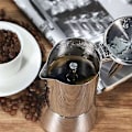 Miniatyrbillede 2 af 4: Espresso-maskine i rustfrit stål, italiensk stil, Moka Pot