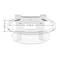 Miniatyrbilde 4 av 5: 1 stk Hyllebrakett Holder for Orbi veggmontering, for Orbi Wifi Router AC3000 RBS50, RBK50, RBK53, RB