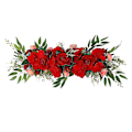 Miniatyrbillede 1 af 5: Kunstig Blomsterkrans Bue Dekoration Bryllup Reception Baggrund