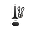 Miniatyrbilde 2 av 5: GSM 4G 5G Antenne 600-6000MHz 12dBi Høy Gevinst Omni Magnetisk Base Antenne For CPE (TS9)