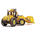 Miniatyrbillede 2 af 5: 3D Træpuslespil Bulldozer Ingeniørkøretøj Byggeklodser Sæt