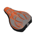 Miniatyrbillede 1 af 4: Mountainbike 3D Saddelbetræk Tyk Åndbar Super Blød Cykelsaddel Pude Silikon Svampegummi Gel Orange
