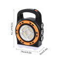 Miniatyrbild 2 av 5: Solcellsdriven LED-lykta Fackla Lampa USB Laddningsbar Camping Tältlampa Utomhus Vandring