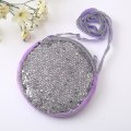 Miniatyrbillede 4 af 5: Pige Crossbody Taske Mode Prinsesse Pige Baby Sød Plys Sequin En-skulder Rygsæk