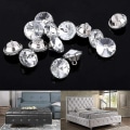 Miniatyrbilde 1 av 5: 50 stk Krystalltrekknappar 20mm Rhinestone