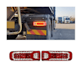 Pikkukuva 3 / 5: 24V Kuorma-auton LED-takavalojen kokoonpano Takajarrutvalo Actros-kuorma-autolle 0035443203 LH-yuhao