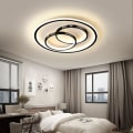 Miniatyrbillede 5 af 5: 42cm LED Loftlampe Rund Kvadrat Moderne Nordisk Ins Lampe