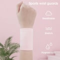 Miniatyrbillede 3 af 5: 1 stk. Håndledsband Åndbar Høj Elastisk Polyester Trykbeskyttelse Sports Håndledsband Til Badminton