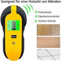 Miniatyrbillede 2 af 5: Multifunktionel 4 i 1 Stud Finder med HD LCD-skærm, Vægscanner til Metal Gave