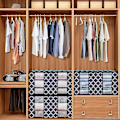 Miniatyrbillede 5 af 5: Opbevaringsposer 100l Stor Foldbar E Skab Organizer