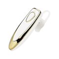 Miniatyrbillede 1 af 5: Bluetooth Headset med Mic Håndfri Opkald, støjreducerende trådløs Bluetooth øretelefon (1 stk, guld og hvid)