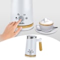 Miniatyrbillede 2 af 4: Elektrisk varm og kold mælkeskummer Latte skummaskine Kaffe Hjem