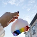 Pikkukuva 2 / 5: Pehmeät Pompom-Avaimenperät Sateenkaaripilvi-Riippuva Plush-Avaimenperä
