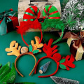 Miniatyrbilde 2 av 2: Julefest Hodebånd Julefest Kostyme Hodebånd Reinsdyr Hodebånd