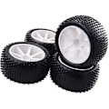 Pikkukuva 1 / 4: 1/10 RC-ajoneuvon Buggy-auton pyörän renkaat mallin auton lisävaruste