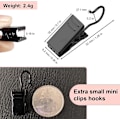 Miniatyrbillede 5 af 5: 100 stk. Rustfrit Stål Gardin Klip Hængere Tråd Holder