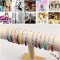Miniatyrbilde 2 av 3: Black Friday 12 stk TS-inspirerte vennskapsarmbåndsett for kvinner, kjærestegaver, TS-musikk armbåndsmykker, gaver til Swiftie-fans