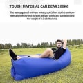 Miniatyrbilde 3 av 5: Oppblåsbar Lounger Sofa Utendørs Foldbar Luftmadrass Reise