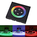 Miniatyrbillede 1 af 5: 86 Hjemmevæg RGB LED Berøringskontrolpanel Dimmer