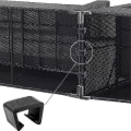 Miniatyrbillede 5 af 5: Rattan Møbelklips Multifunktionel Vikkerklips Sofaforbindelse Fastgørelse Holdbar Udendørs 5,25 cm