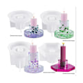 Miniatyrbilde 4 av 5: 5 stk Silikonform Lysestake, Støpeform Lysestake, Lysestake Silikonform, diy Silic-yuhao