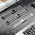 Miniatyrbillede 4 af 4: Urrem til Garmin Tactix 7 Pro/fenix 7x/6x Pro, 26mm 5-leds titanium stål urrem Black