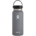 Miniatyrbilde 1 av 4: Vannflaske 946 ml (32 oz) - Vakuumisolert Vannflaske i Rustfritt Stål med Lekkasjesikker Flex-lokk med Stropp gray