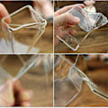 Miniatyrbillede 4 af 4: 2-pak Glas Mælkekarton Klar Mini Flødekande Pitcher Saftflaske