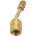 Miniatyrbilde 4 av 5: R410a Adapter 5/16 Tommer SAE Hunn Kvik Koblinger Til 1/4 Tommer SAE Hann Flare, 2 Stk 45 Graders Vinklet (forvirrende)-yuhao