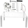 Miniatyrbillede 1 af 8: Computertilbehør Åben Ramme Kabinet Beslag Pc Chassis Stand Åben Luft Computer Ramme Matx Pc Kabinet DIY Beslag