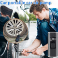 Miniatyrbilde 3 av 4: Kableløs Dekk-inflator Bærbar Luftkompressor 6000mAh