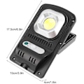 Miniatyrbillede 2 af 5: LED Solcellelys Sensor Gadelys Vægl lampe Til Udendørs Havegård Kørsel Udendørs Lys