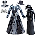 Pikkukuva 1 / 5: Steampunk-lintuhäkin Plague-asusetti lapsille, tytöille ja pojille, hieno asu 5-6 Years