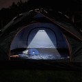 Pikkukuva 4 / 5: Patio-varjon valokaapeli langaton 28 LED-lampulla, sateenkestävä, 3 kirkkaustasoa ja USB