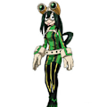 Miniatyrbillede 3 af 4: Academia Asui Tsuyu Kostume Bodysuit Anime Jumpsuit Op L