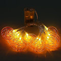 Miniatyrbillede 2 af 5: Batteridrevet 10 LED Græskar Fairy String Lys